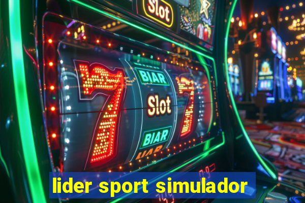 lider sport simulador